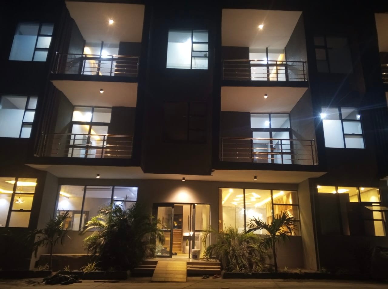 Solar panel installation for an estate