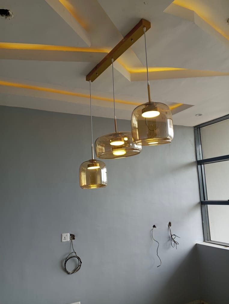 Electrical rewiring for an office block